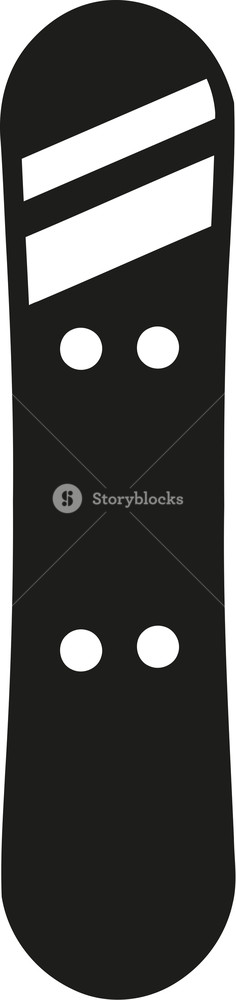 236x1000 Snowboard Vector Snowboarding Royalty Free Stock Image