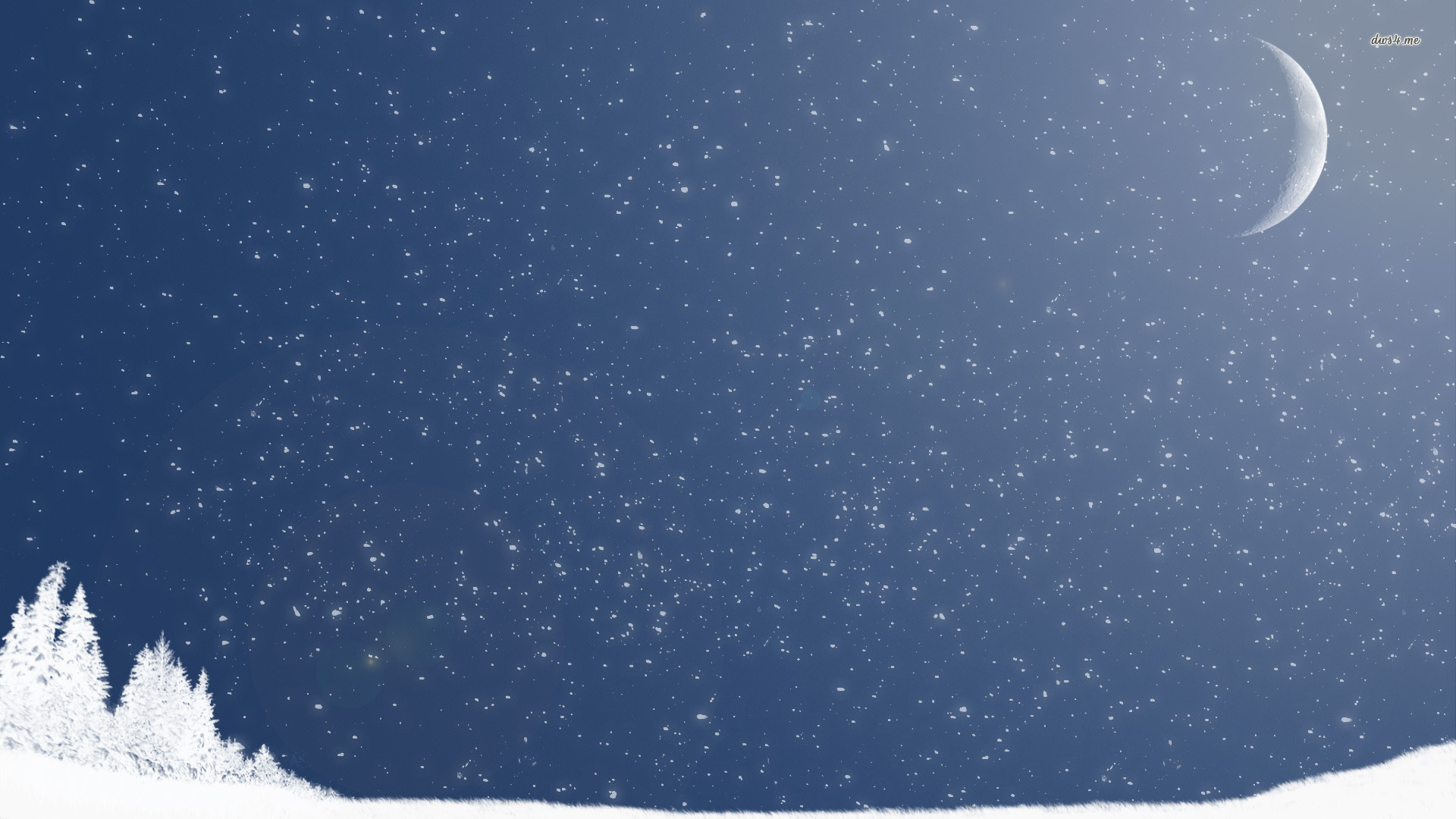 1920x1080 Snowfall Wallpaper