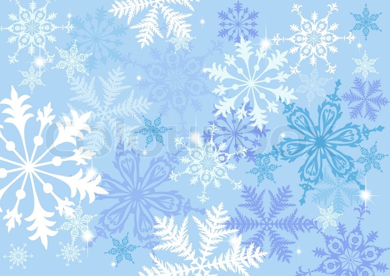 800x566 Snowflake Background Stock Vector Colourbox