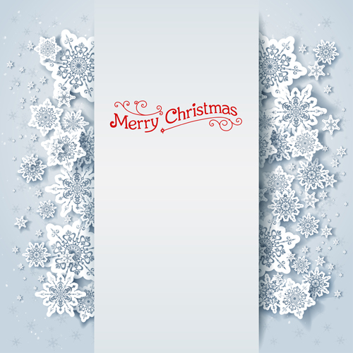 500x500 Christmas Snowflakes Backgrounds Vector 02 Free Download