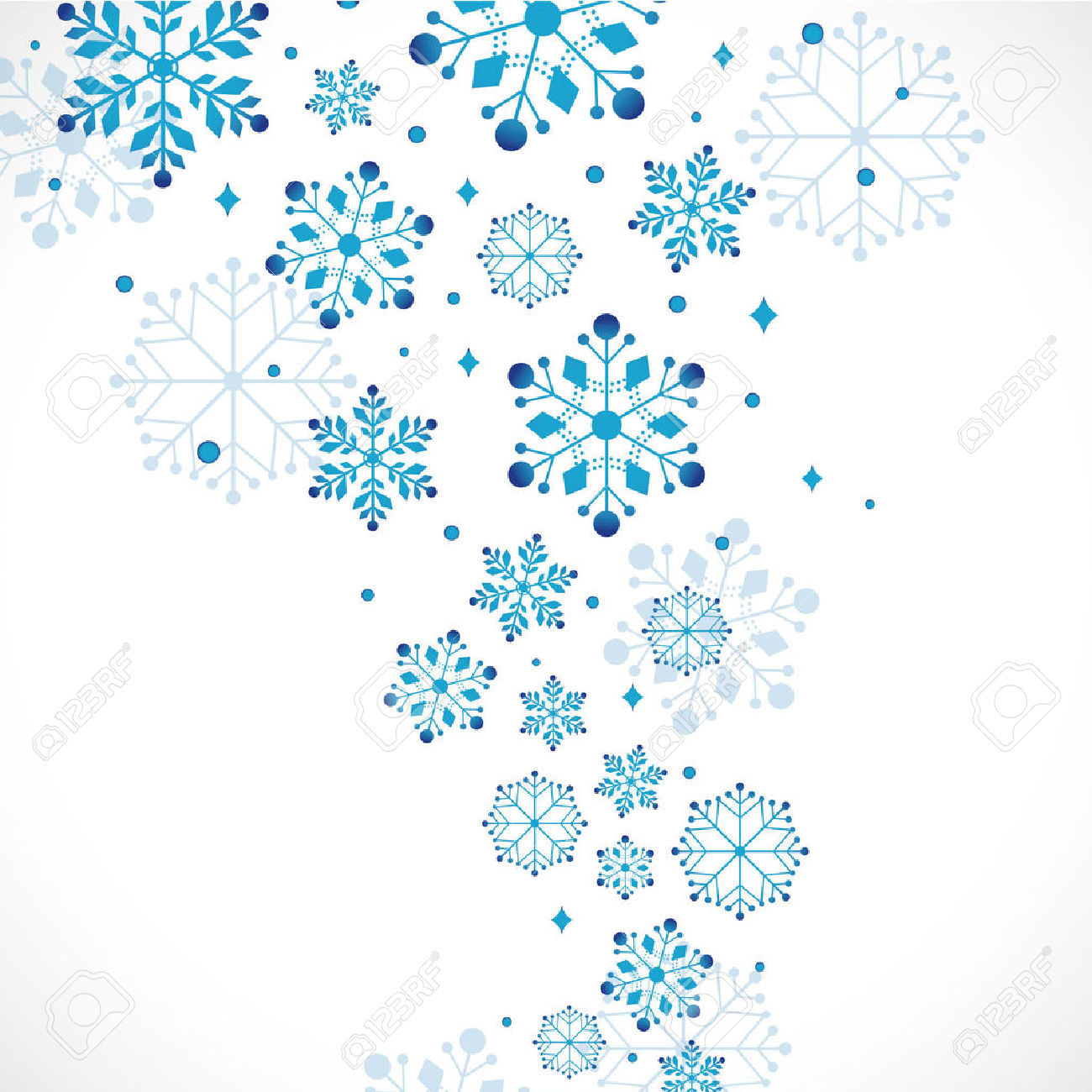 1300x1300 Collection Of Christmas Snowflake Clipart Border High
