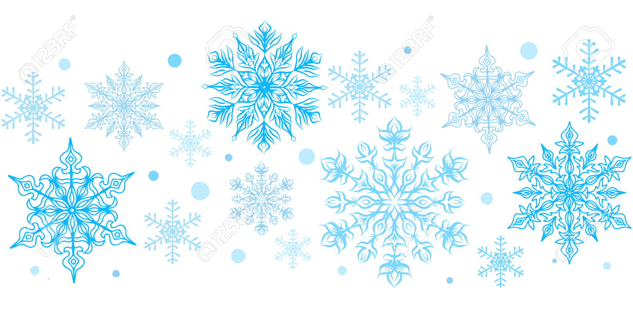 1300x641 Border Clipart Free Snowflake