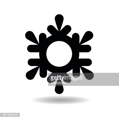 416x416 Snowflake Icon Vector Illustration Eps10 On White Background