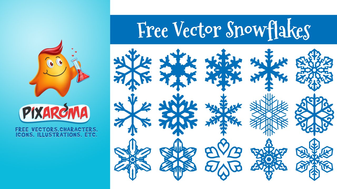 1280x720 How To Make Vector Snowflakes In Ilustrator And Photoshop