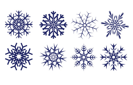 450x288 8 Free Snowflake Vectors For Your Winter Designs