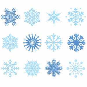 300x300 Free Vector Snowflake