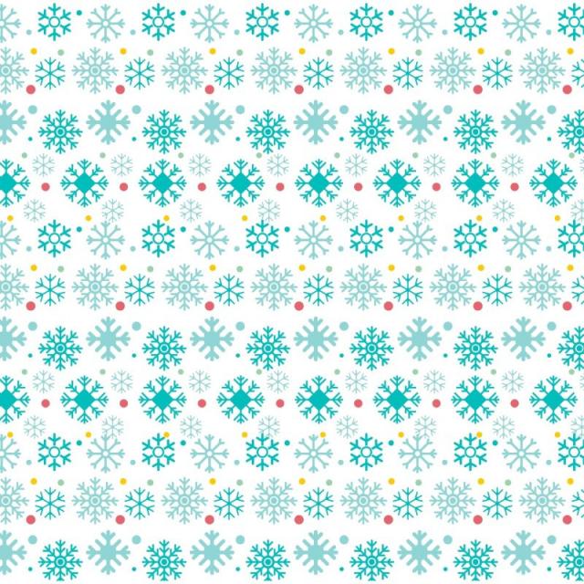 640x640 Christmas Snowflake Pattern On White Background, Merry, Vector Png