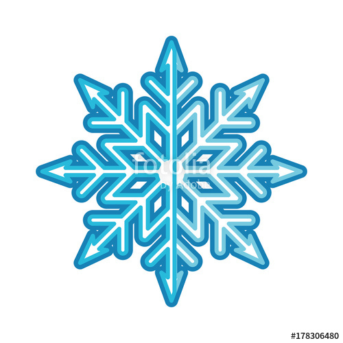 500x500 Snowflake Vector Illustration Stock Image And Royalty Free Vector