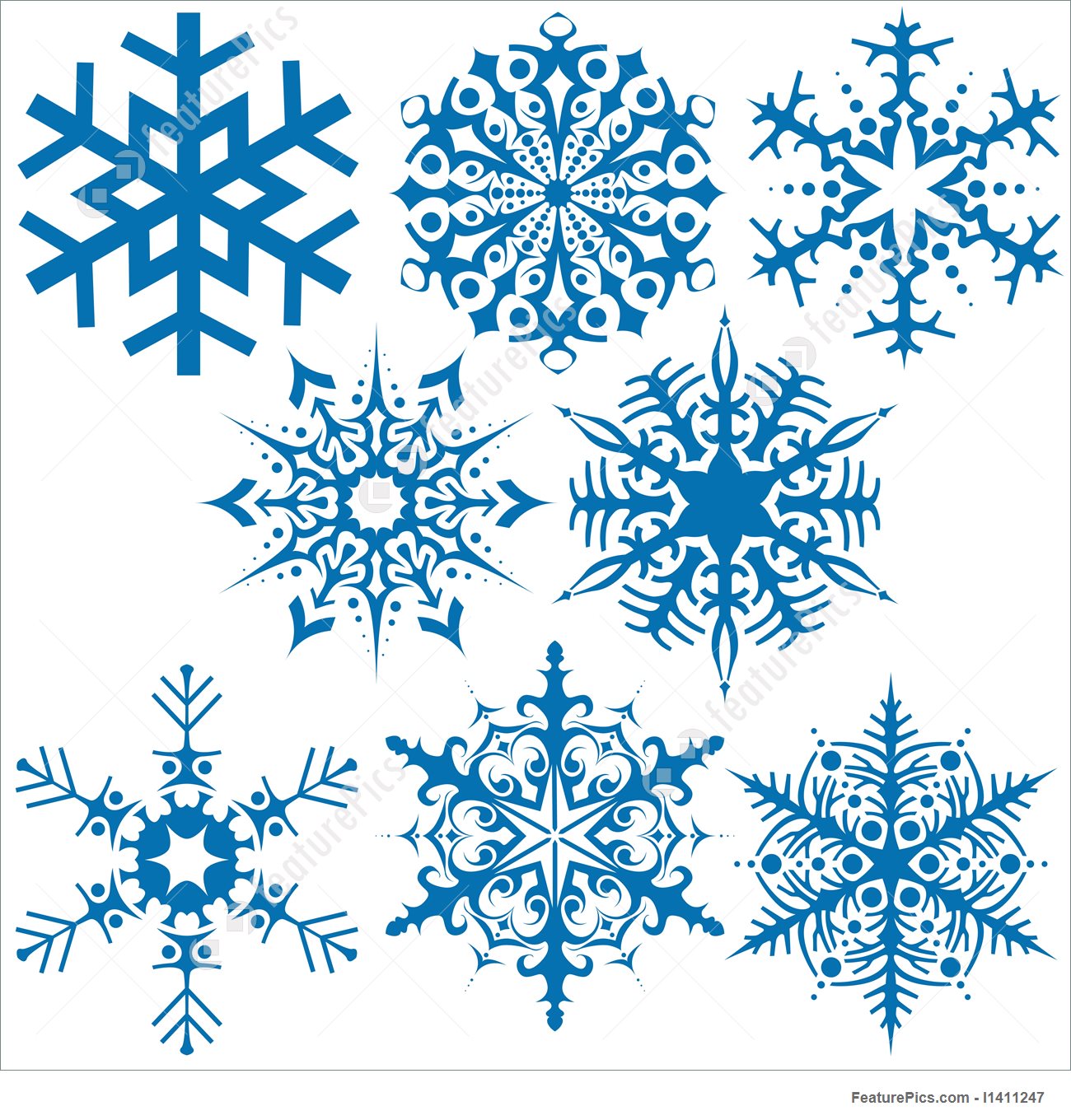 1300x1360 Holidays Snowflakes