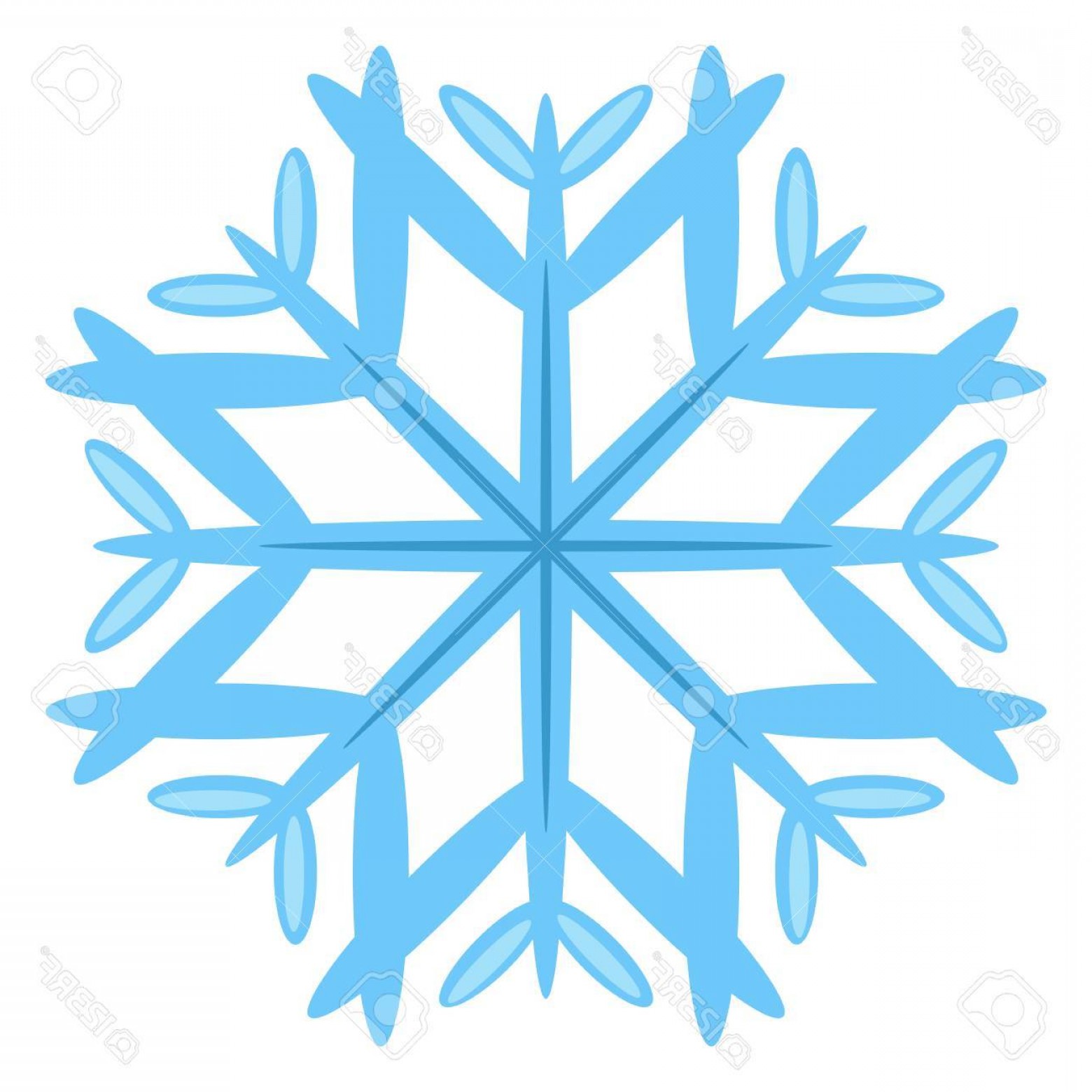 1560x1560 Photostock Vector Vector Single Blue Icon Abstract Decoration