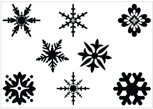 Snowflake Vector Art at GetDrawings | Free download