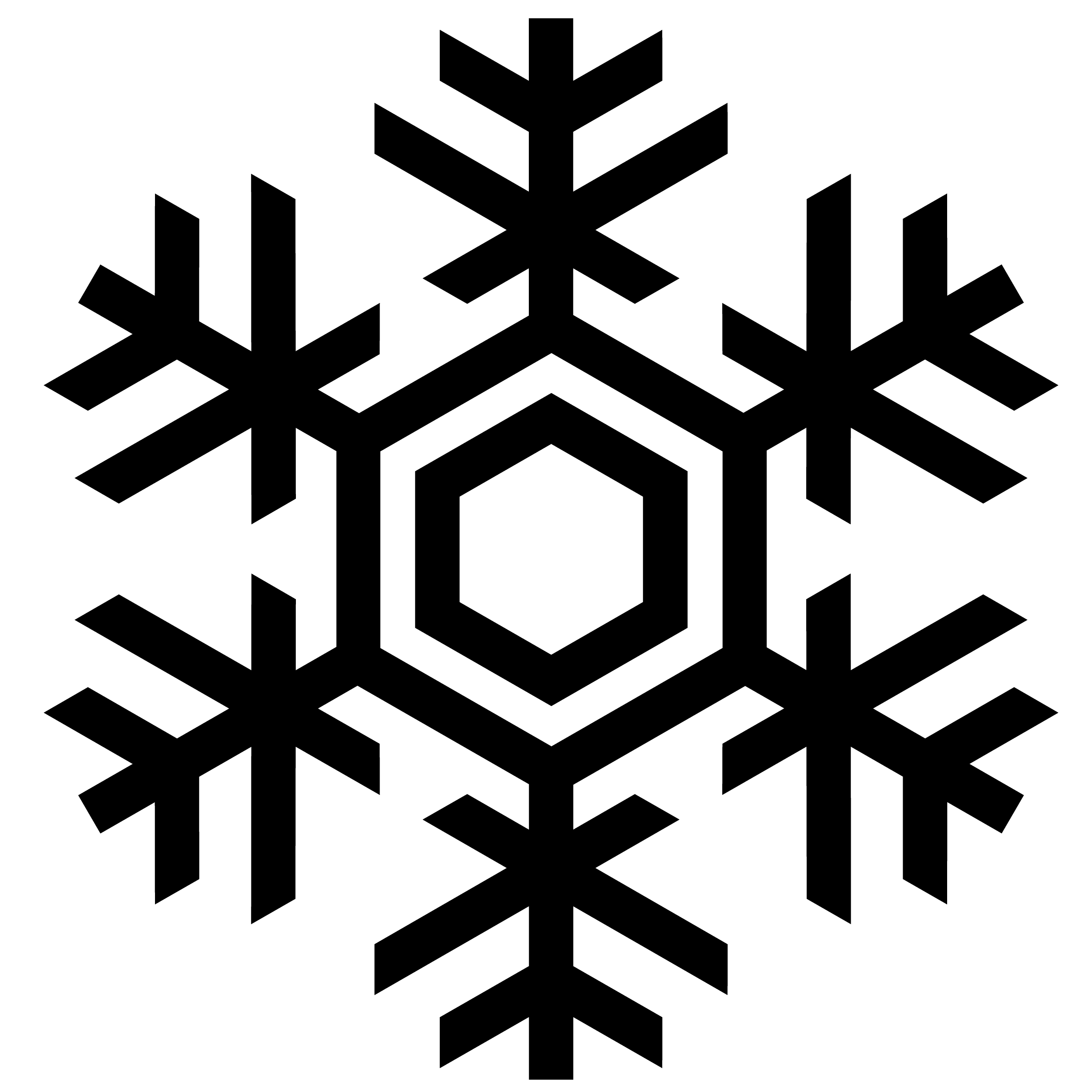 2480x2480 Snowflake Vector Art Free Download Clip Art