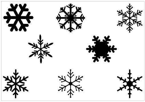 507x359 Snowflake Vector Art Illustrator