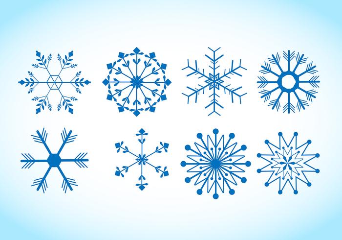 700x490 Snowflake Vectors
