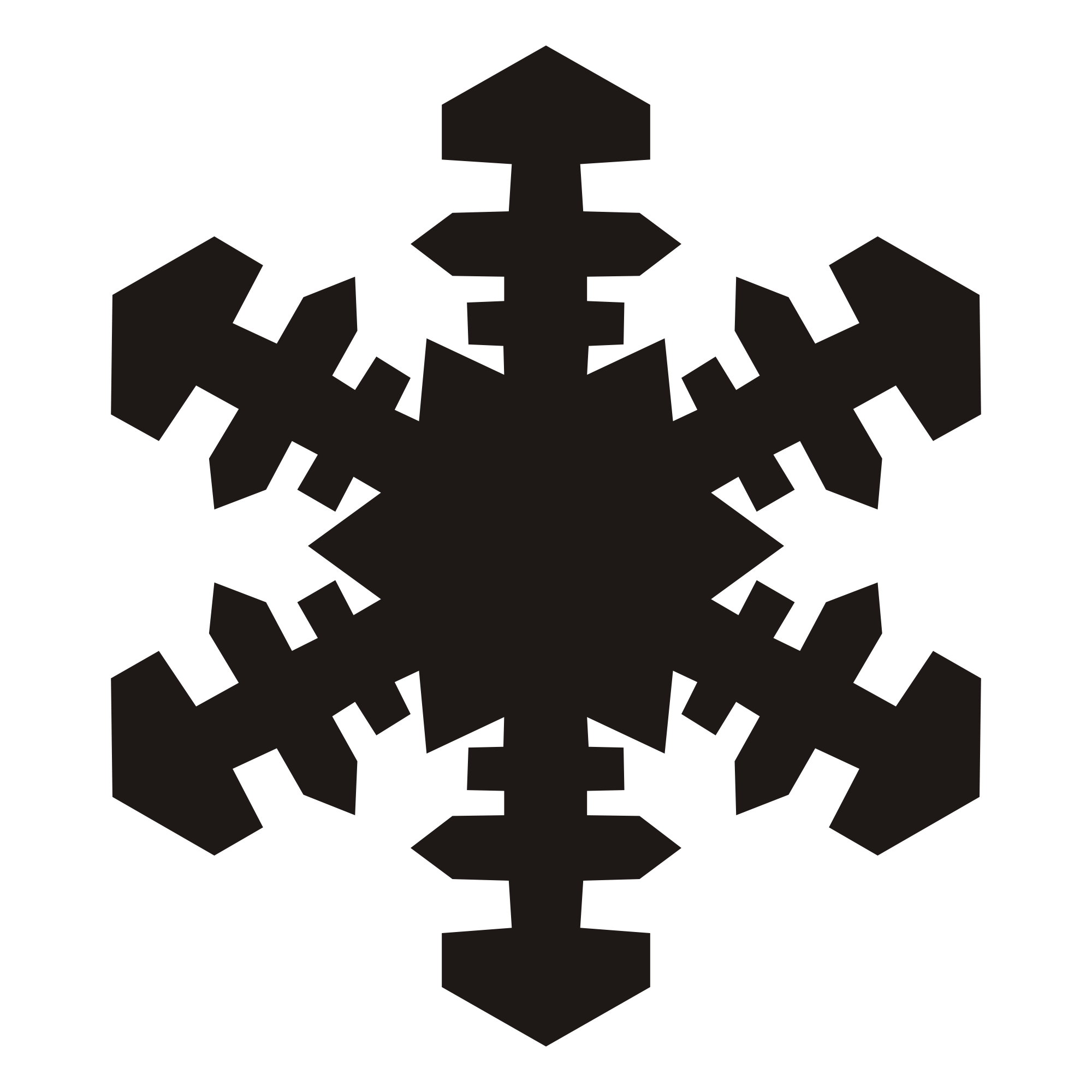 2000x2000 Collection Of Free Snowflake Vector Public Domain. Download On Ubisafe