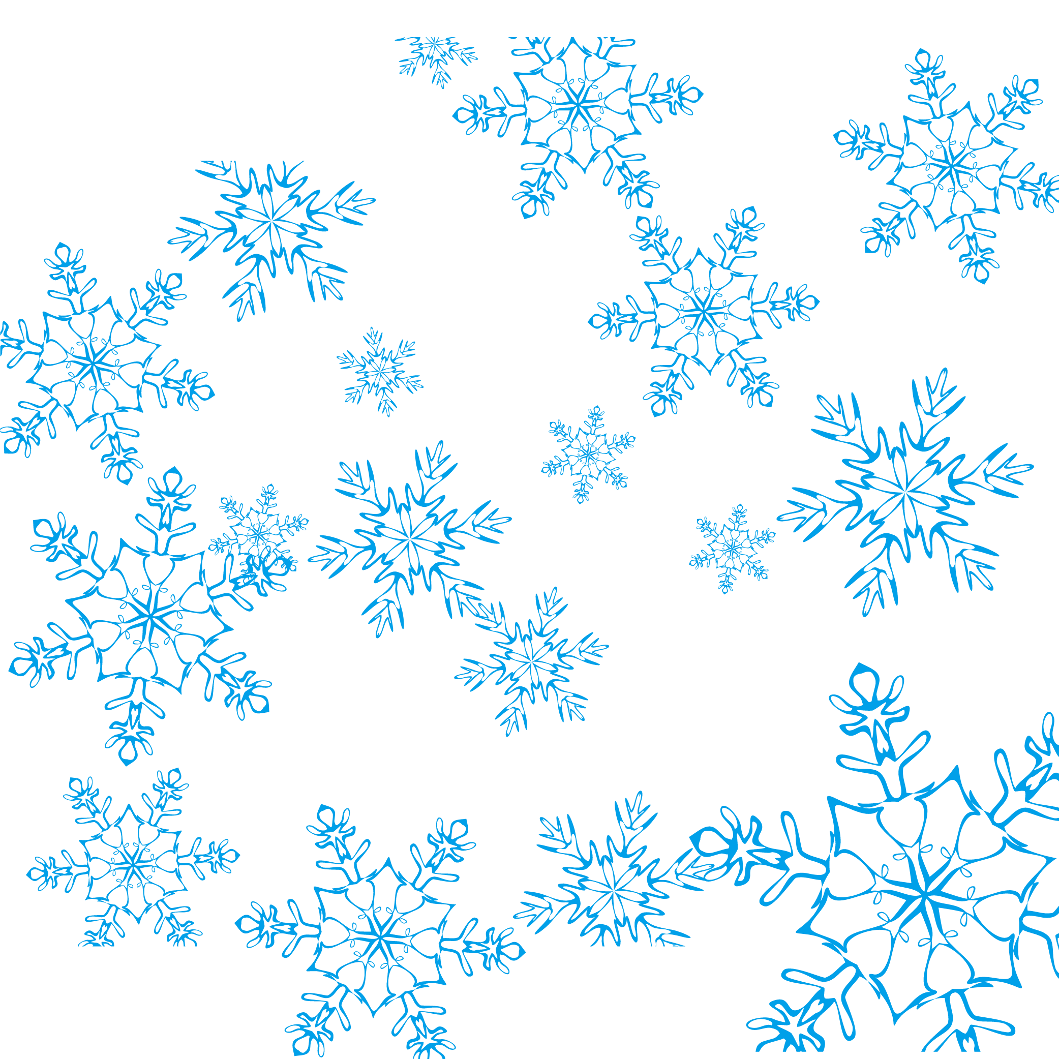 2083x2083 Snowflake Blue