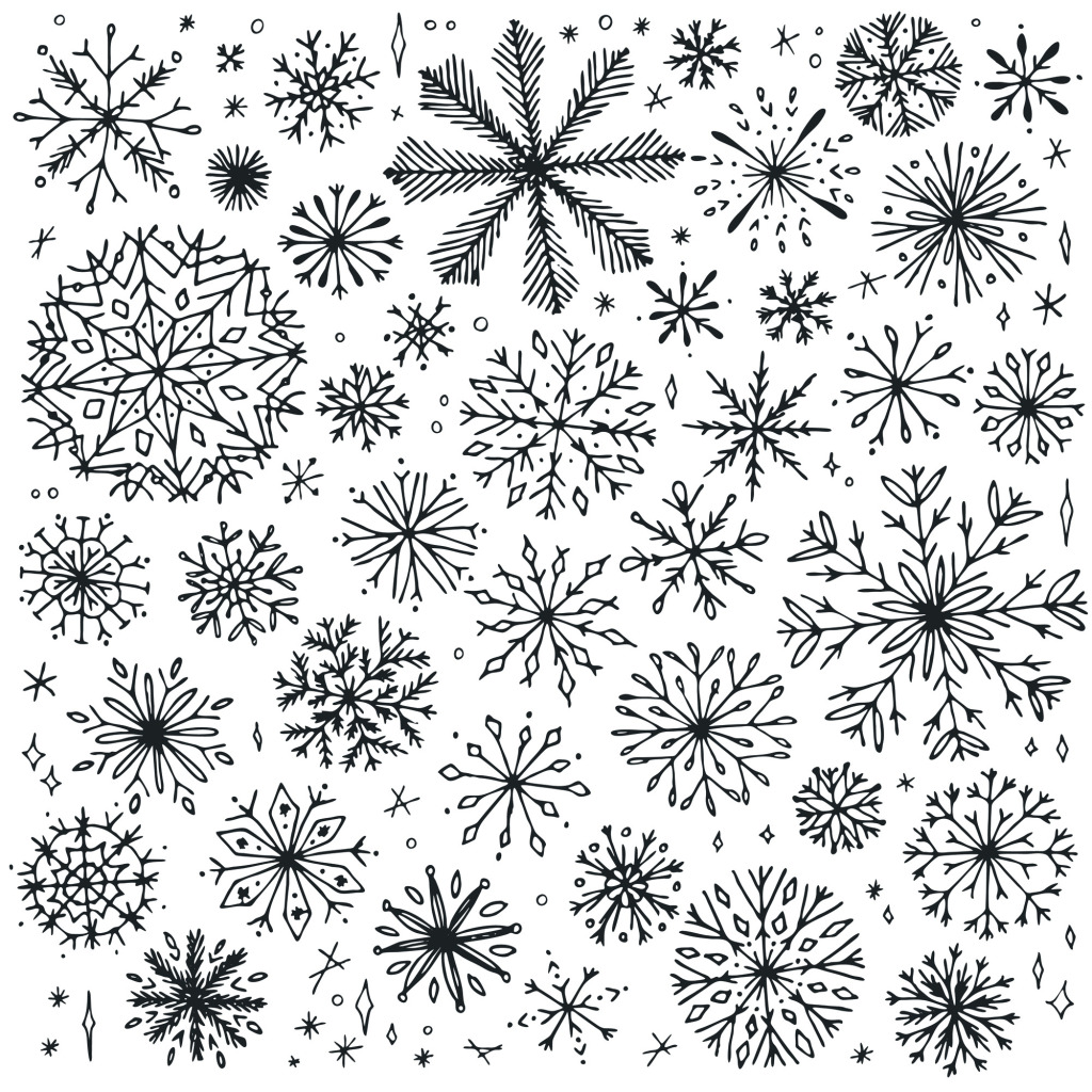 1024x1024 Winter Snowflake Vector Free Download Eps Files