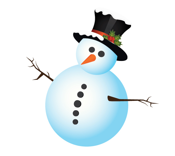 600x535 How To Create A Snowman In Adobe Illustrator