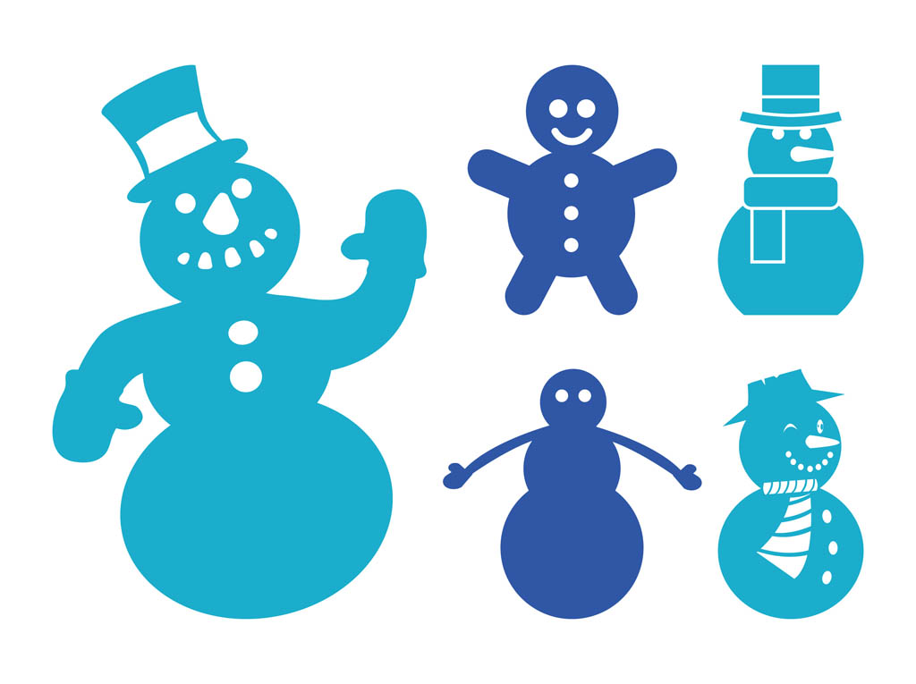 1024x765 Free Vector Snowman Clipart