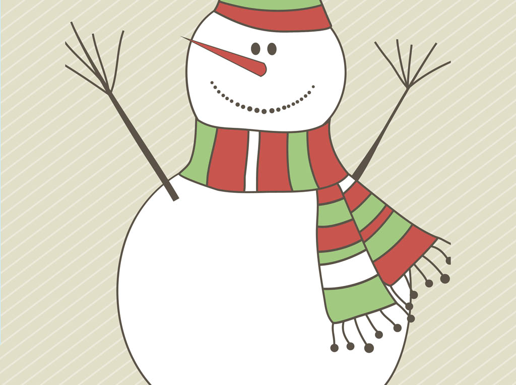 1024x765 Snowman Vector Graphics Vector Art Amp Graphics