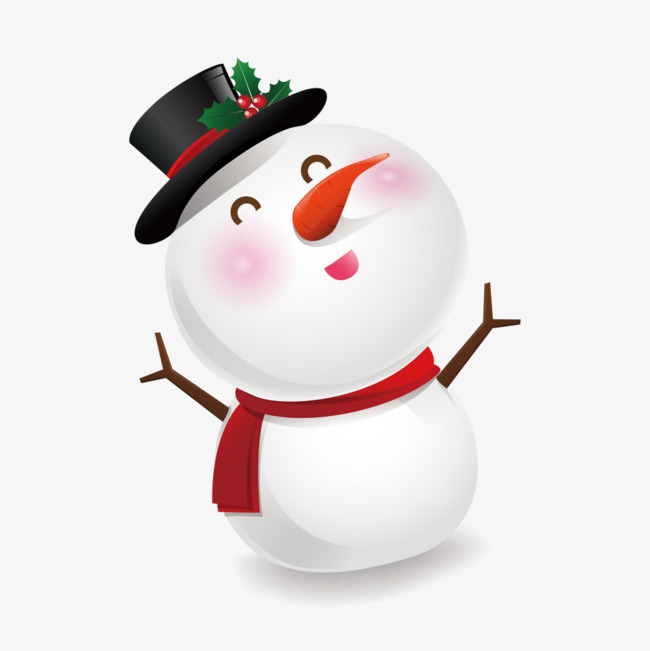 650x651 Christmas Snowman Vector Material, Snowman Clipart, Christmas