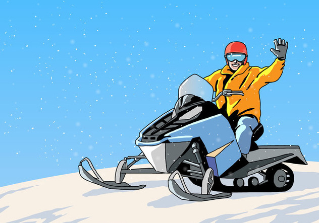 632x443 Snowmobile Tour Vector Free Vector Download 403951 Cannypic