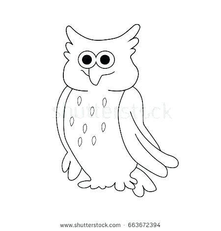 450x470 Snowy Owl Coloring Pages
