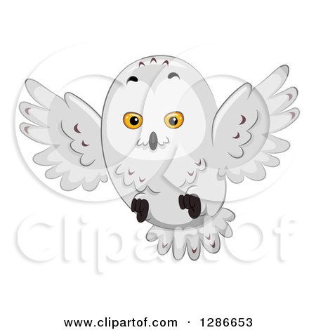450x470 Snowy Owl Clipart