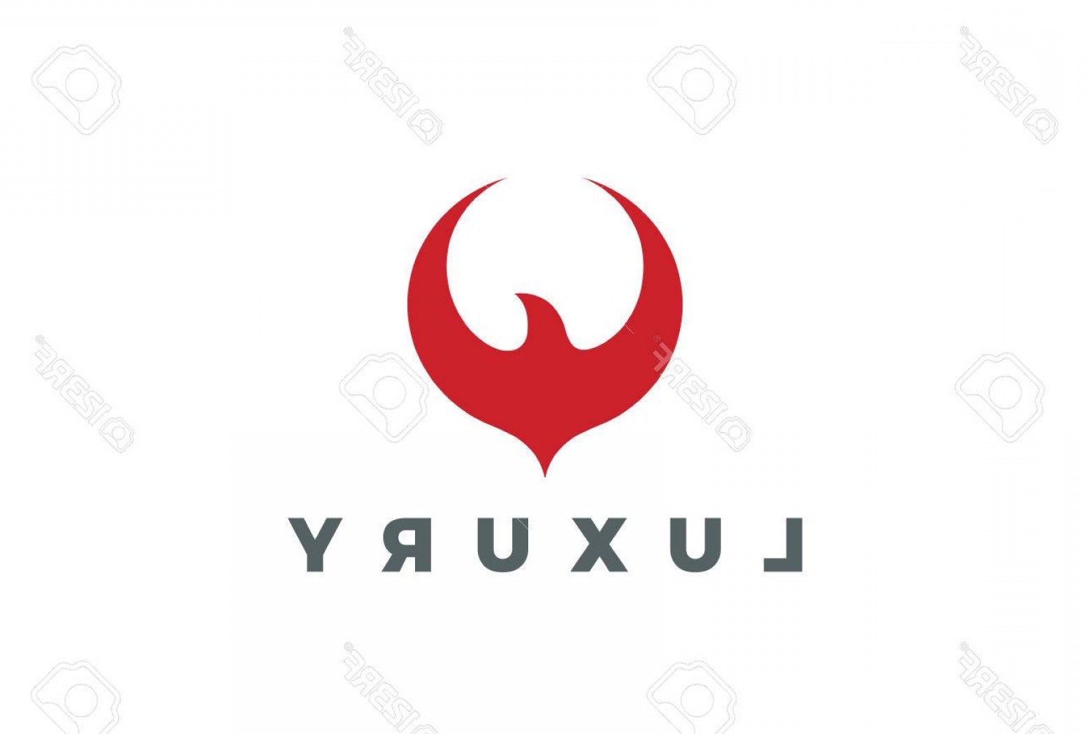 1560x1050 Photostock Vector Red Bird Abstract Design Vector Silhouette