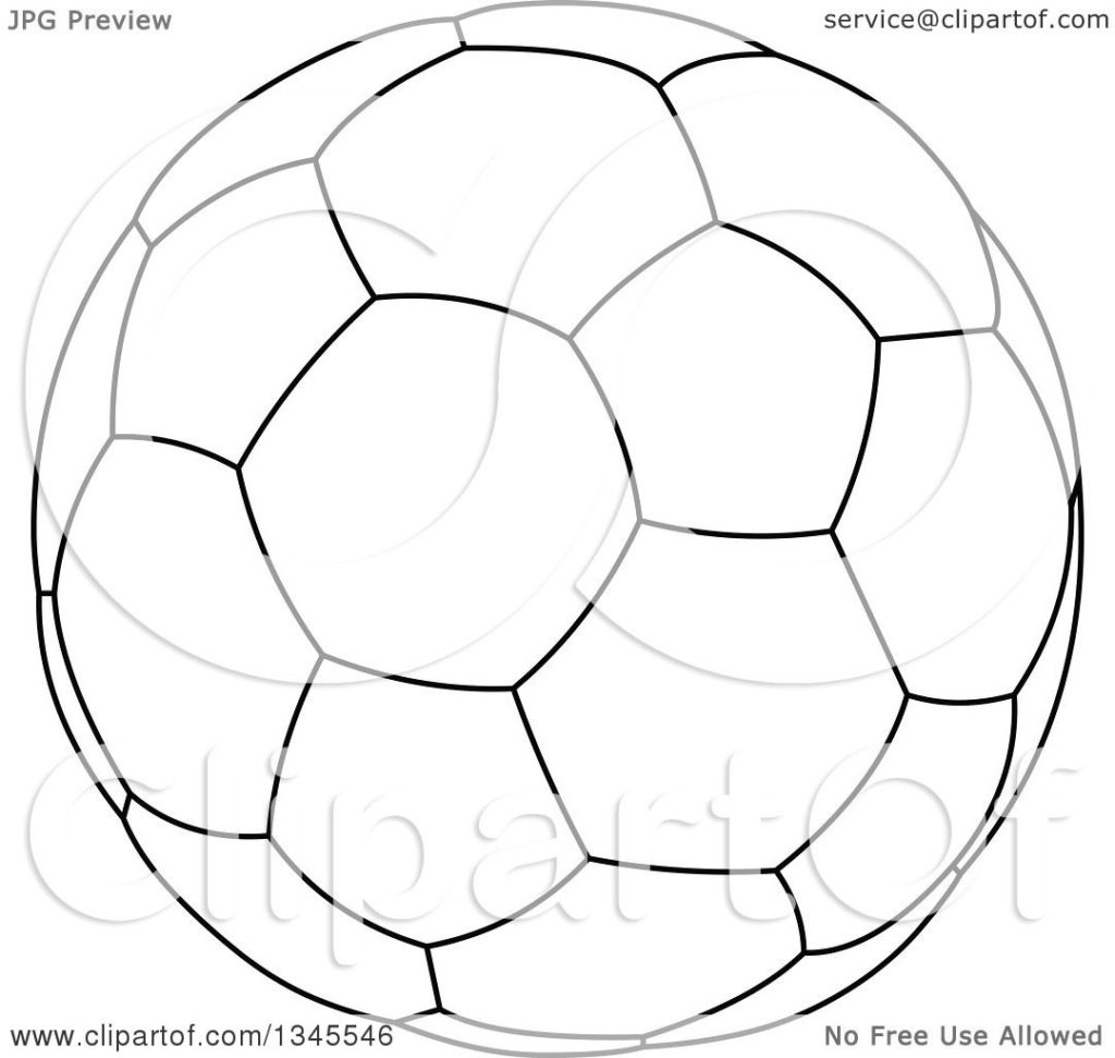 1024x971 Soccer Ball Outline Vector 12