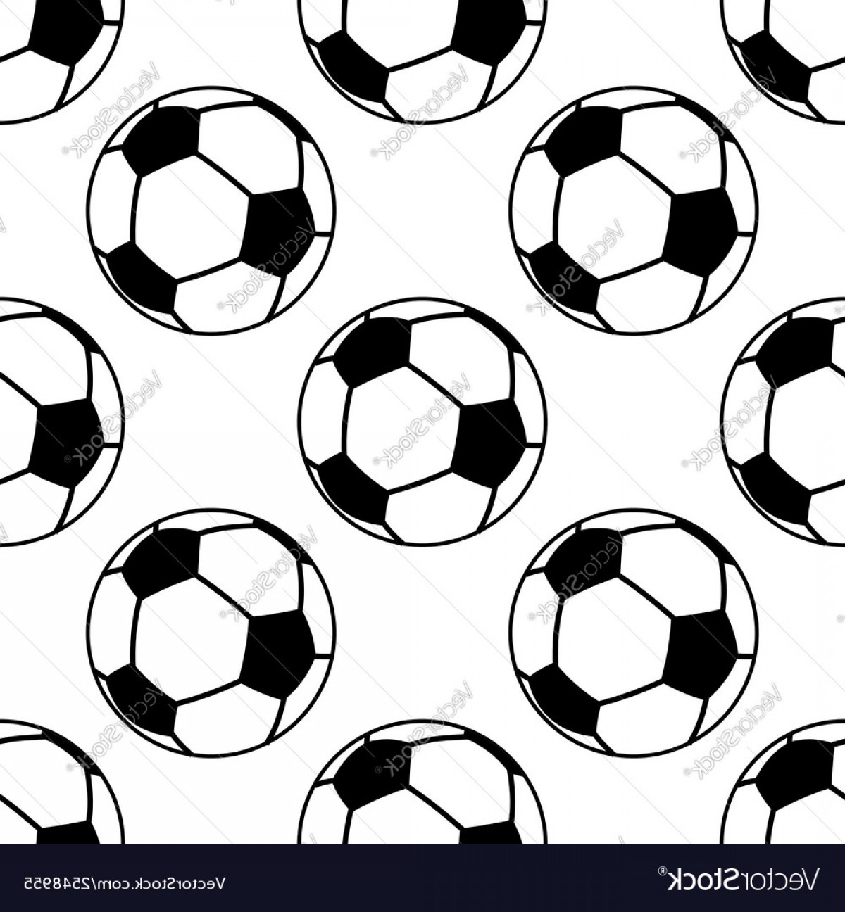 1200x1296 Football Or Soccer Ball Seamless Pattern Vector Createmepink