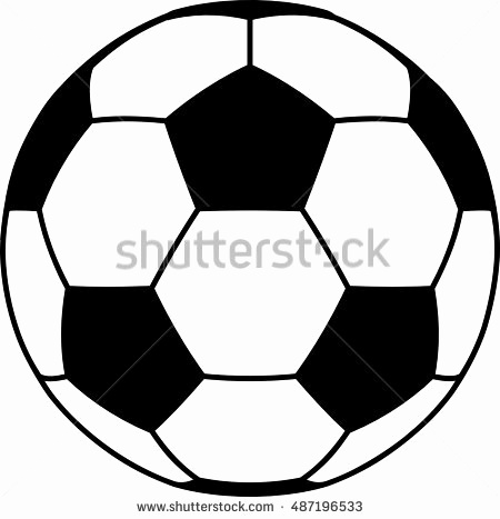 450x467 Soccer Ball Pattern Cut Out Luxury Soccer Ball Vector Group 63