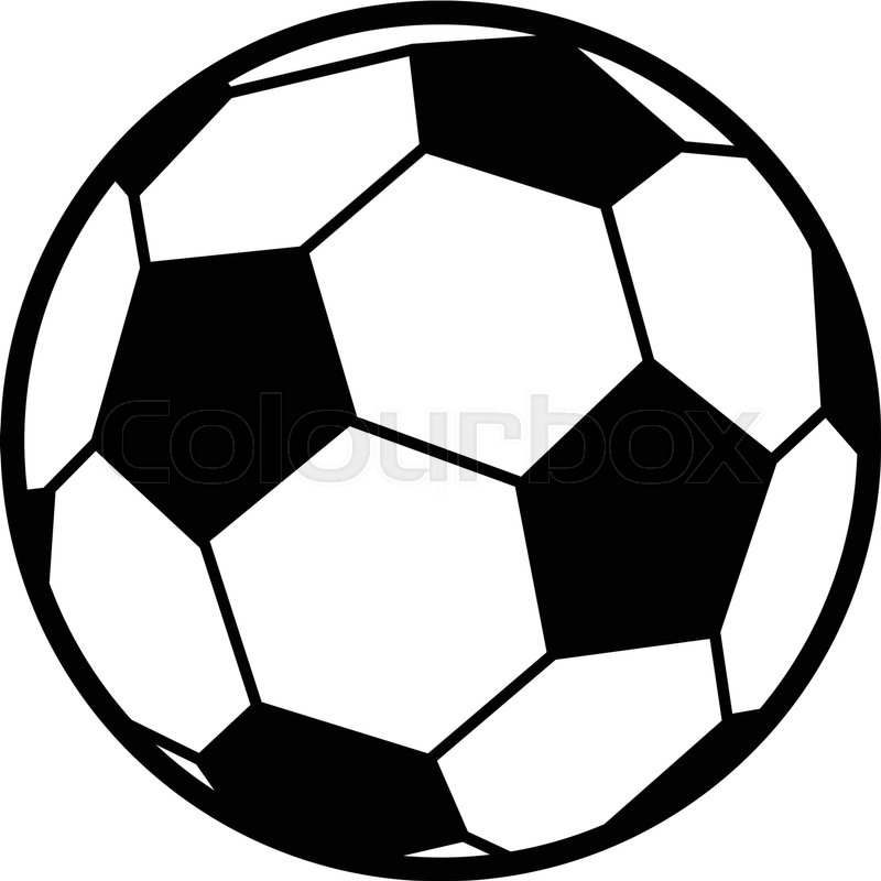 800x800 Soccer Ball Vector Icon Stock Vector Colourbox