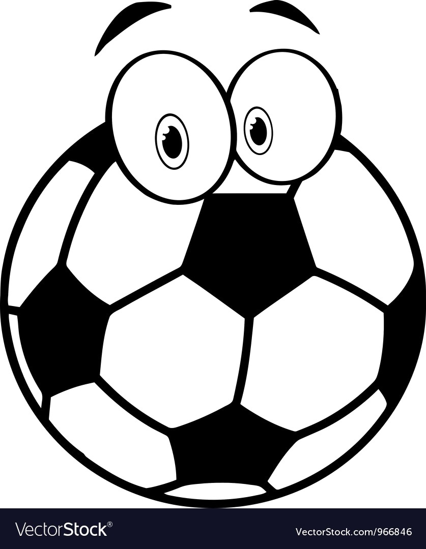 837x1080 63194157 Vector Single Cartoon Soccer Ball On White Background 15
