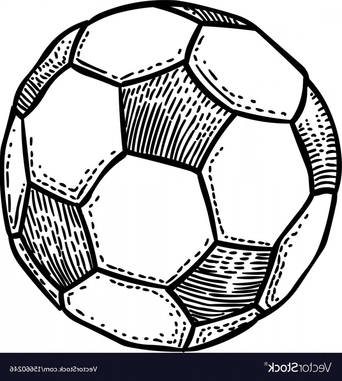 1165x1296 Cartoon Image Of Football Ball Icon Soccer Ball Vector Arenawp