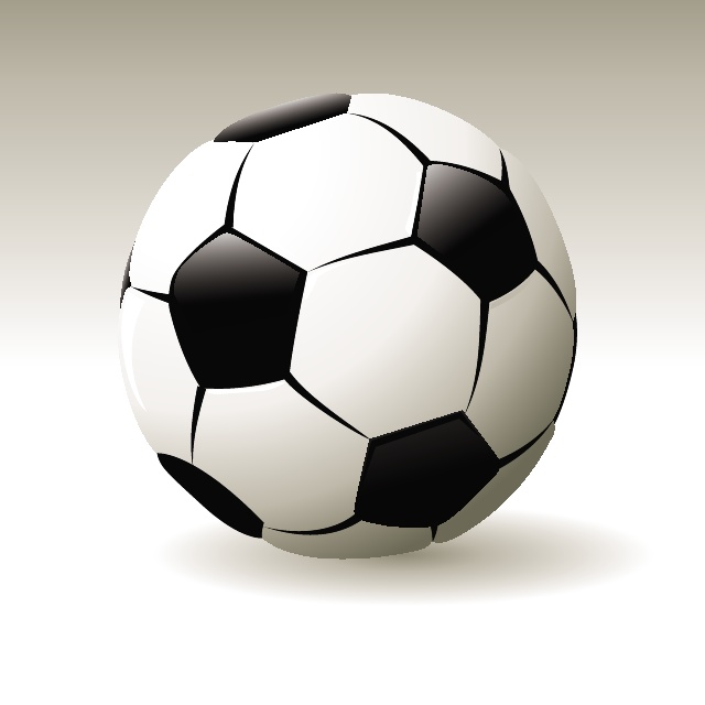 640x640 Soccer Ball Vector Art
