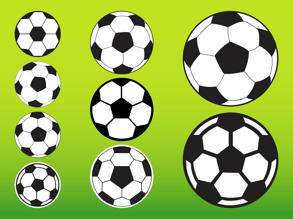 1024x765 Soccer Balls Pack Vector Art Amp Graphics