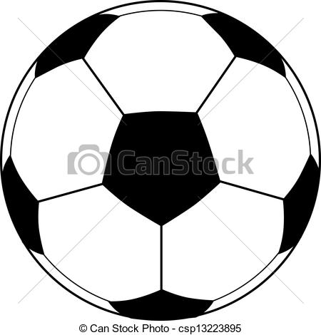 450x470 Soccer Ball Vector.