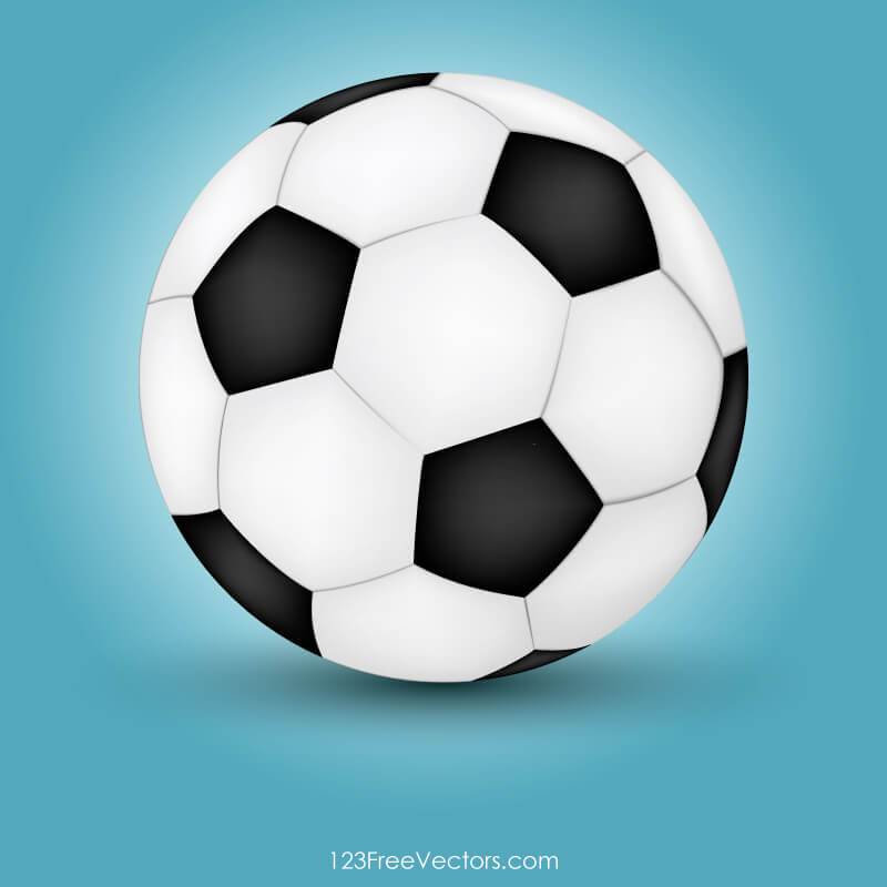 800x800 Football Soccer Ball Vector Illustrator 123freevectors