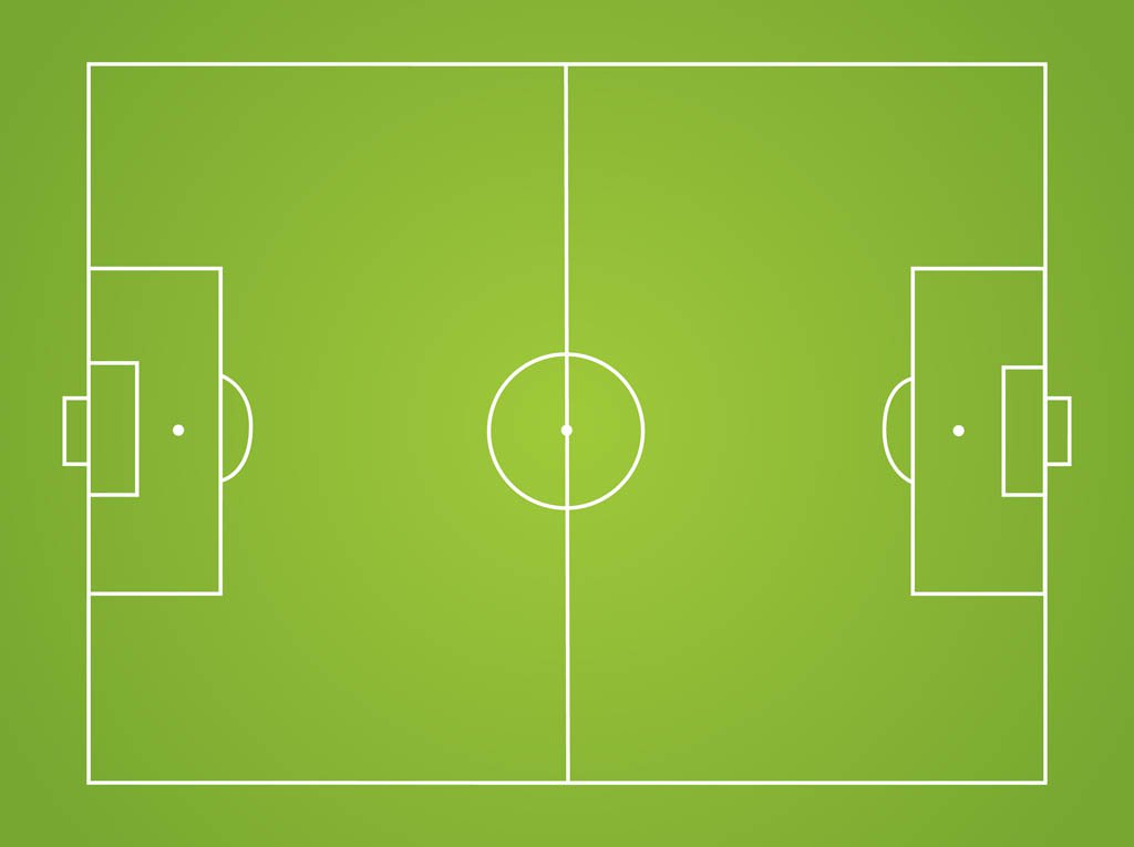 1024x765 Soccer Field Vector Vector Art Amp Graphics
