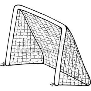 300x300 Royalty Free Soccer Goal 380230 Vector Clip Art Image