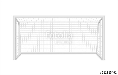 500x320 Football Goal. Soccer Goal. Vector Stock Image And Royalty Free