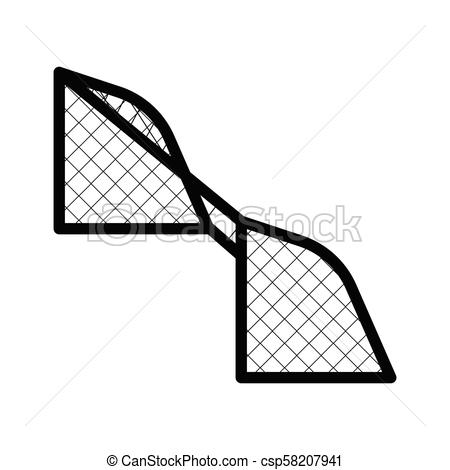 450x470 Isolated Soccer Net Icon. Vector Illustration Design Eps Vector