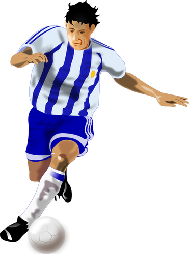 371x500 Soccer Player Vector Image Public Domain Vectors