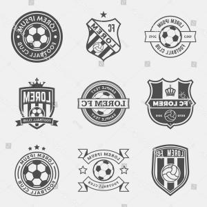 300x300 Set Football Soccer Crests Logos Vector Shopatcloth