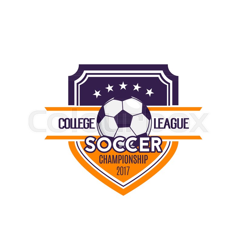 800x800 Soccer College League Or Football Team Sport Club Badge Icon