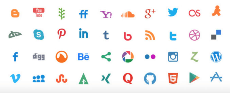 800x323 54 Beautiful [Free!] Social Media Icon Sets For Your Website