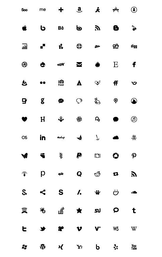 550x873 Social Media Icon Sets With Social Network Psd Amp Vector Resources