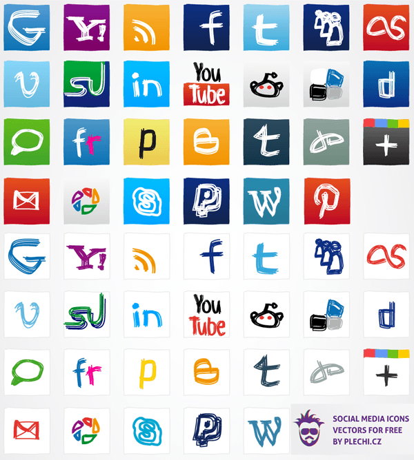 600x668 Free Free Social Media Icons Psd Files, Vectors Amp Graphics
