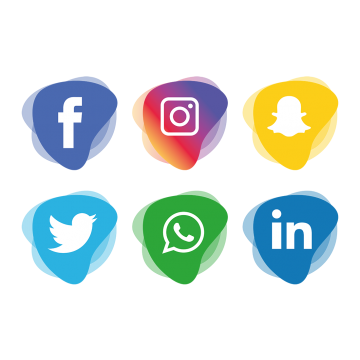 360x360 Social Media Icons Png, Vectors, Psd, And Clipart For Free